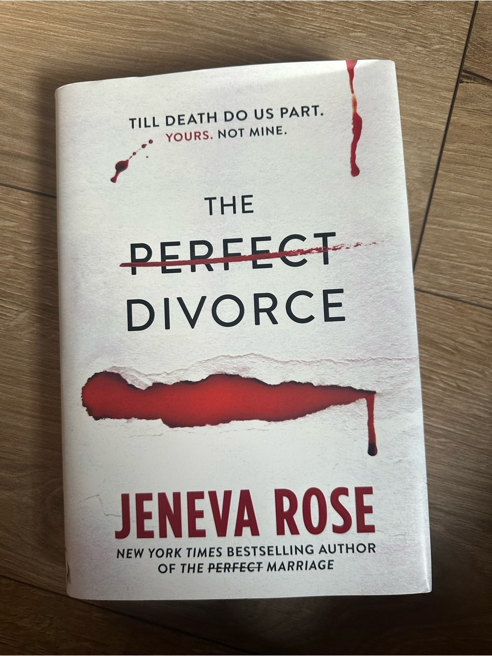 The Perfect Divorce by Jeneva Rose - Hardcover with Sprayed Edges